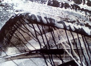 Storm V 29cm x 39cm Acrylic on paper 2016 SOLD Matthew Rees Artist